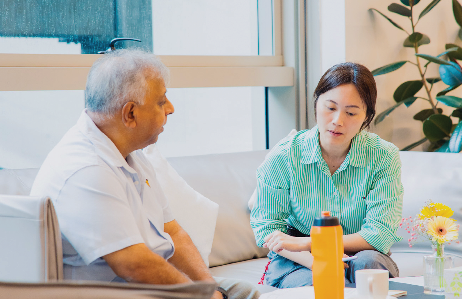 Doctor consulting with patient at OXYZ clinic